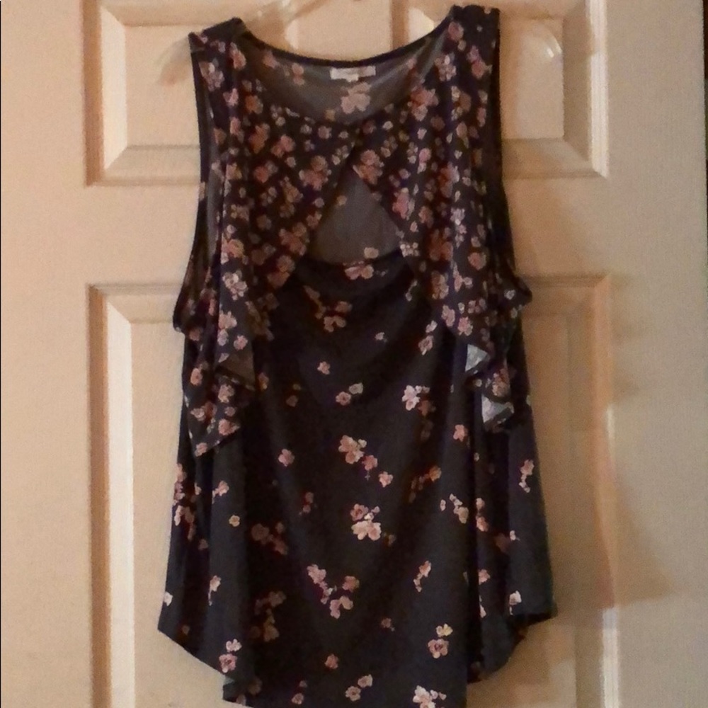 Floral tank top